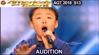 Jeffrey Li 13 years old sings “Raise Me Up” Simon Will Give Him a DOG America&#39;s Got Talent 2018  AGT