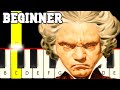 5th Symphony Beethoven Easy And Slow Piano Tutorial Beginner