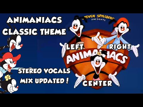 Animaniacs Classic Theme Song NEW Stereo Vocals Mix (HQ)