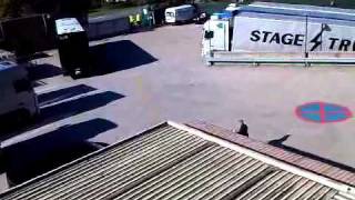 Dwayne Dugger ( Bruno's Saxophonist)  in Oberhausen, before the show.