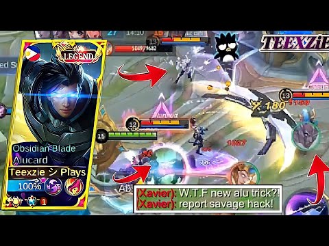 Teexzie Top Global Alucard Best Build & Emblem for Auto Win! | Easy 1vs5 Auto Savage!! 😱 (Must Try)