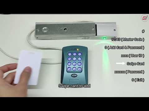 V2000 Add Card Password