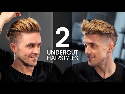 2 QUICK & EASY Undercut Hairstyles For Men | Men's...