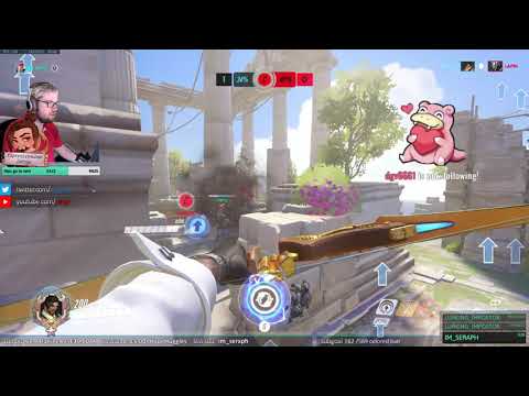 ARRGE HANZO GOD ! GAMEPLAY OVERWACTH SEASON 24 TOP 500