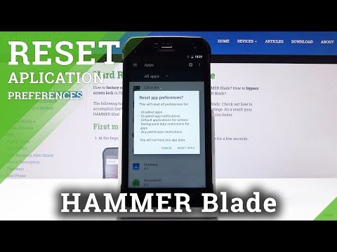 How to Reset App Preferences in HAMMER Blade - Restore Default Settings