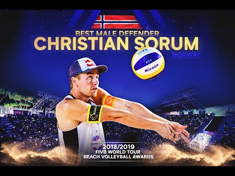 Christian Sorum - Best Male Defender | FIVB World Tour Beach Volleyball Awards 2018/19