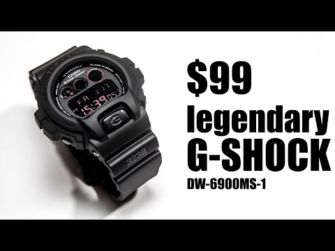 $99 Legendary G-Shock DW-6900MS-1