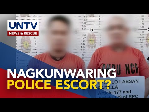 2 MMDA enforcers na gumamit ng motorsiklong may PNP markings sa pag-escort sa senador, hinuli