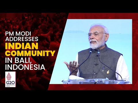 PM Modi addresses Indian community in Bali, Indonesia