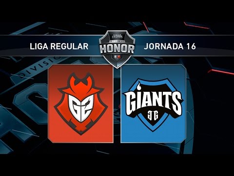 Giants Only The Brave vs G2 Vodafone - #LoLHonor16 - Mapa 2 - Jornada 16 - T11