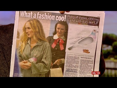 Baby talk same across the world and pigeon handbag anyone? Costs on'y £650 (Global)