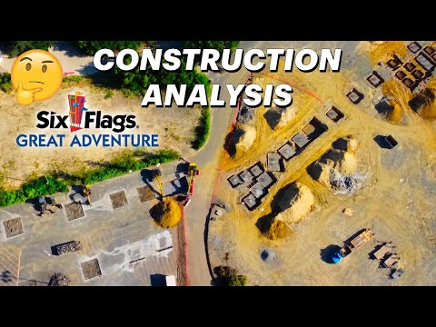 The Construction of Six Flags Great Adventure's New Roller Coaster Is Interesting