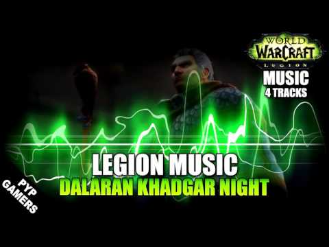 #MUSIC Dalaran Khadgar Night   World of Warcraft  Legion Soundtrack