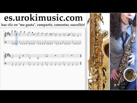 Tutorial de Saxofon (alto) Shawn Mendes - There's Nothing Holdin' Me Back Clases Notas Parte#1 um