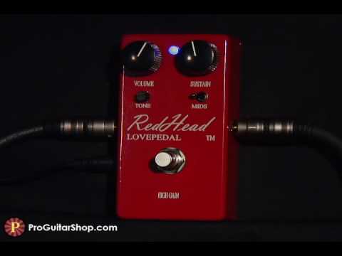 SUPER RARE MIB Lovepedal RedHead V2 ⚡️HIGH GAIN ⚡️2010 - Red - Limited Edition - Original Owner image 11