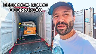 Assim nosso MOTORHOME chegou de navio dos EUA