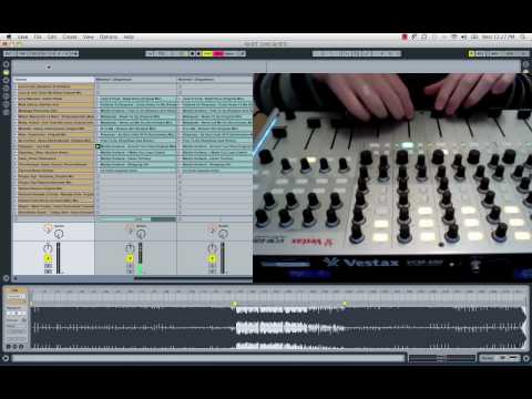 Martijn Kuilema: DJ with Vestax VCM 600, Ableton Live 8 Part 2