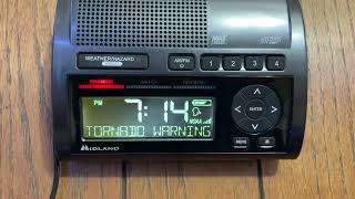 LOT Confirmed Tornado Warning On #KXI41 (EAS #216) 2/27/24