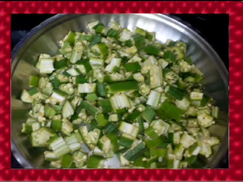 Bhendi chi Bhaji - Bhindi Sabzi | Spicy Okra Recipe - Ladies finger Vegetable Video