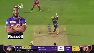 Top 10 best sixes of Andre Russell || Eagle cricket || Russell batting