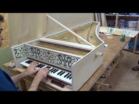 Diego Ares playing new little Couchet built by Joel Katzman