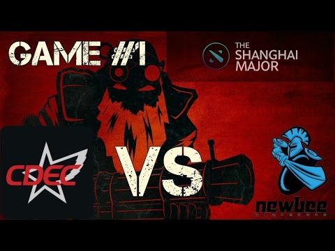 Newbee vs CDEC.Avengers The Shanghai Major 2016 China Qualifier Game #1 of 3