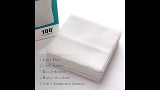 (Gauze Paid 4x4...How to make Gauze Pad 4x4 easily.. for Dressing use complete procedure  Hindi Urdu