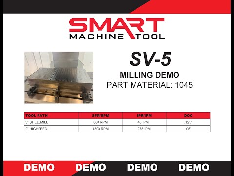 SMART MACHINE TOOL SV-5 Vertical Machining Centers | Hillary Machinery LLC (1)