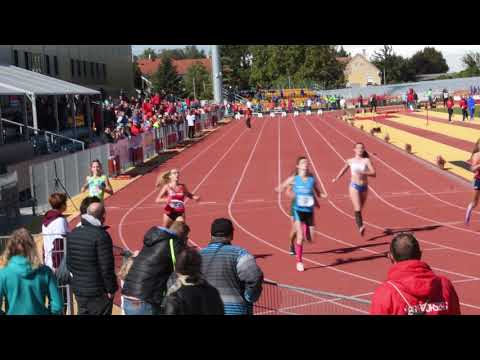 100m [Ž], 2 skupine, Eva Mačković - Susret kadetskih reprezentacija 2018