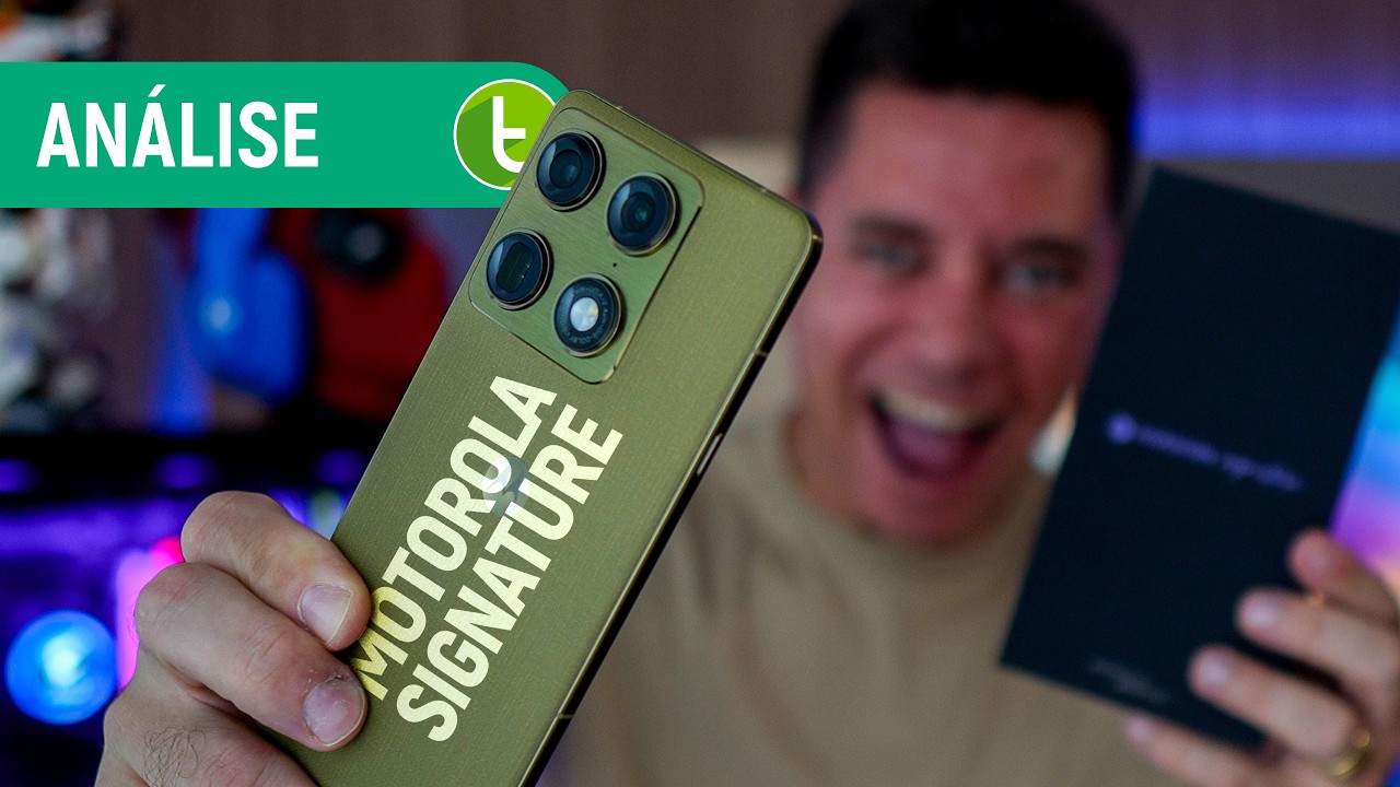 Miniatura da avaliação em vídeo de Smartphone Motorola Signature 5G 512GB 12GB RAM - Preto