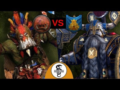 Dwarfs VS Greenskins - A layered Strategy - Total War Warhammer 2