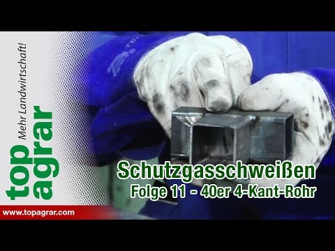 Schutzgasschweißen Folge 11: 40er Vierkantrohr - Schweißen mit Christoph Staffel 2