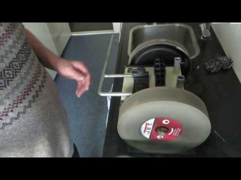 Sharpening on the Jet Water Sharpening Machine