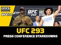 Full UFC 293 Press Conference Staredowns | UFC 293 | MMA Fighting