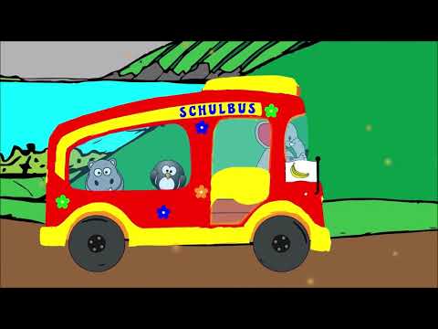 Kolesa avtobusa se vrte  - Otroška pesem | Svenov kanal |