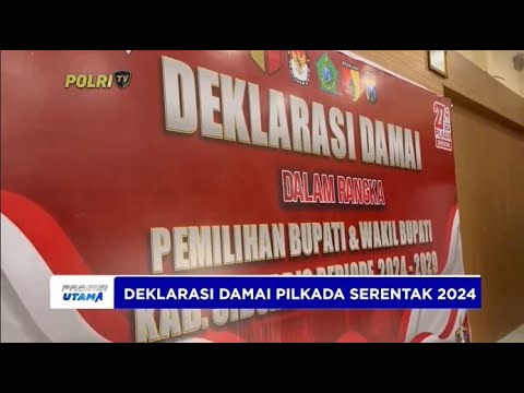 POLRESTA SIDOARJO GELAR DEKLARASI PILKADA DAMAI