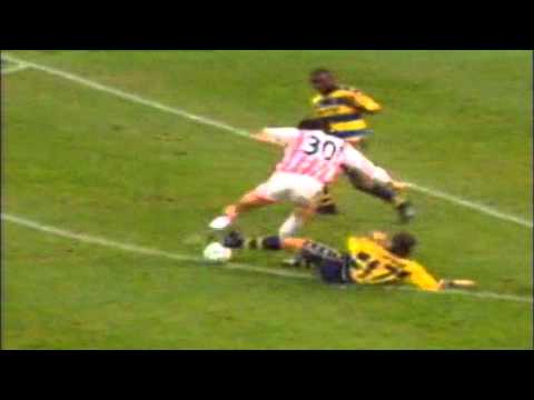Serie A 2000-2001, day 11 Parma - Vicenza 0-2 (2 Toni)