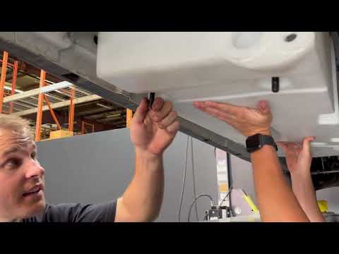 22 Gallon S&B Water Tank for Ford Transit (Driver Side Undermount) | Install