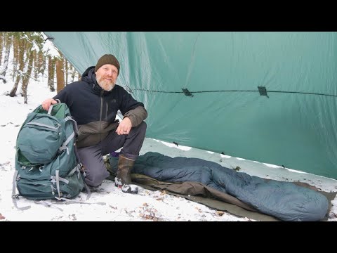 My sleeping setup for winter | Packing list | Sleeping outdoors