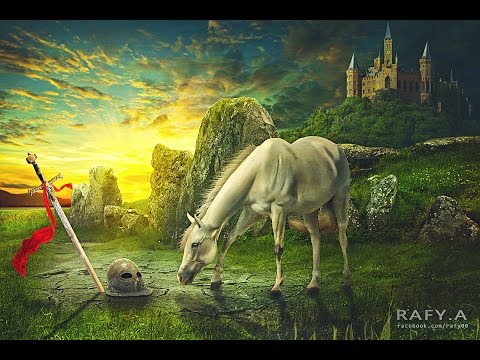 Neon Glow Effect Portrait Photoshop Tutorial