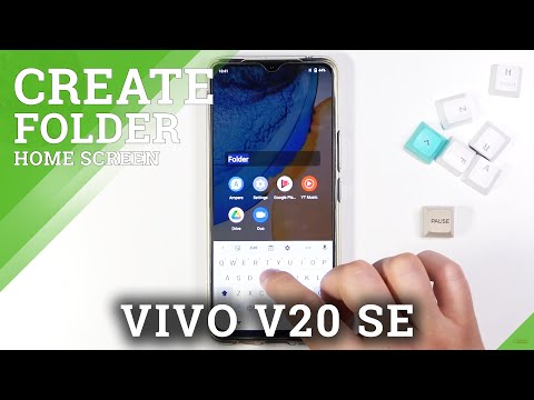 VIVO V20 SE - How to Create & Manage Folders on Home Screen