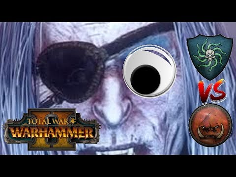 Vampire Coast vs Greenskins | LUTHOR & AZHAG - Total War Warhammer 2