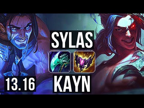 SYLAS vs KAYN (JNG) | Rank 1, 10/2/4, Legendary | JP Challenger | 13.16