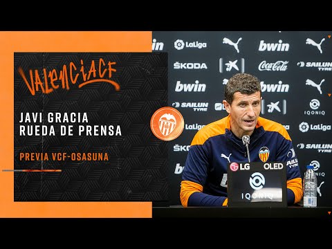 PREVIEWED THURSDAY'S GAME AGAINST CA OSASUNA IN HIS PRE-MATCH PRESS CONFERENCE