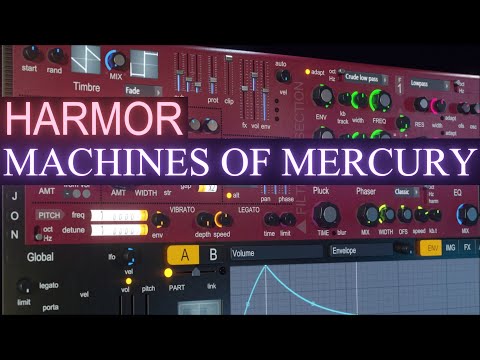 Harmor Machines Of Mercury Sound Design | FL Studio 21 Tutorial