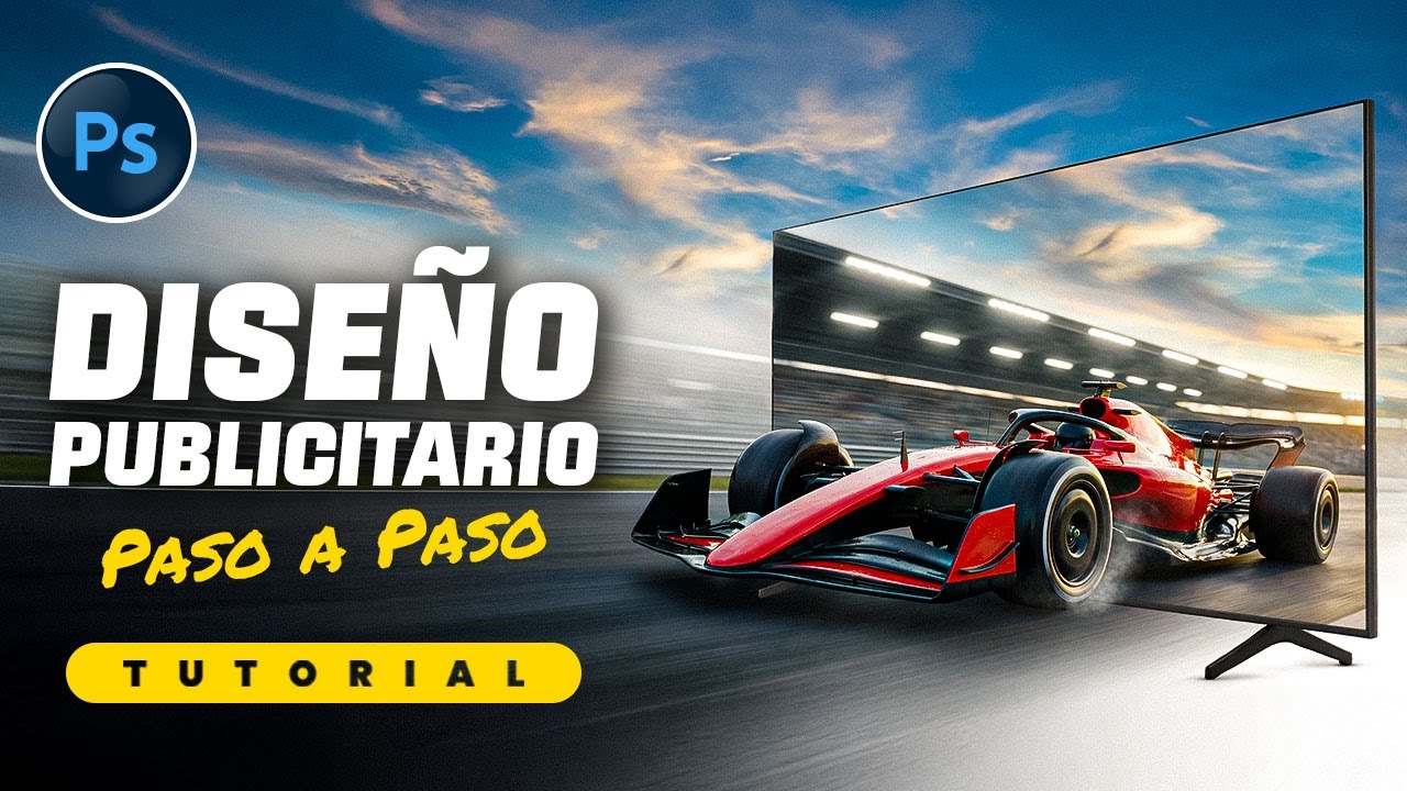🏎️ Photoshop Tutorial | Diseño Publicitario Samsung | Samsung Ad Design Full Tutorial