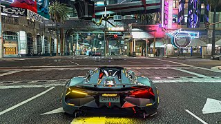 Cyberpunk2077 REAL LIFE Beyond RayTracing Ultra Graphics MOD GTAV MOD