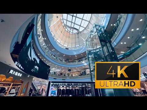 [4K] Passeio a pé no Zhoupu Wanda Plaza 3F | Shanghai Shopping Mall 2023