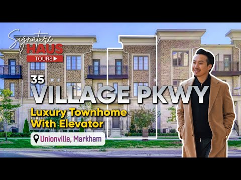 This is the most insane townhome you've ever seen in Unionville! | 35 Village Parkway, Markham