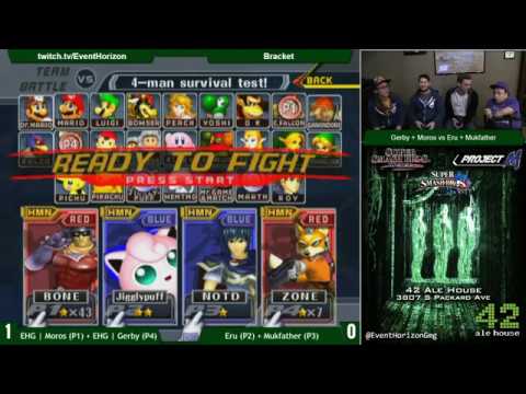 Construct 92 - EHG  Moros + EHG  Gerby vs Eru + Mukfather - Melee Doubles